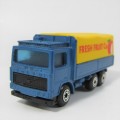 Matchbox Volvo Fresh Fruit Co. die-cast toy truck - scale 1/90