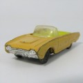 Vintage Husky Ford Thunderbird toy car - windscreen broken