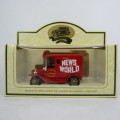 Lledo 1920 Ford Model T van - News of the World promotional model car in box
