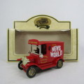 Lledo 1920 Ford Model T van - News of the World promotional model car in box