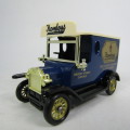 Lledo 1920 Ford Model T van - Hamsleys toy shop promotional model car in box