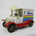 Lledo 1920 Ford Model T van - Kleenex travel tissues promotional model car in box