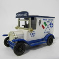 Lledo 1920 Ford Model T van - 1990 Soccer World Cup Italy/Scotland promotional model car in box
