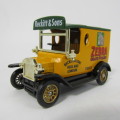 Lledo 1920 Ford Model T van - Zebra Grate Polish promotional model car in box