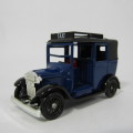 Lledo 1920 Ford Model T van - Austin taxi blue promotional model car in box