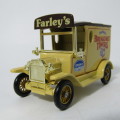 Lledo 1920 Ford Model T van - Farleys Breakfast Timers promotional model car in box
