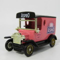 Lledo 1920 Ford Model T van - Aspro promotional model car in box