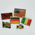 Lot of Country flag badges for motorcycle jacket
