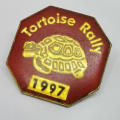 1997 Tortoise Rally motorcycle badge