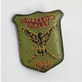 1998 Swallow rally motorcycle badge