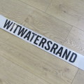 Vintage Witwatersrand metal transport sign - possibly for bus or train - 90 x 10cm