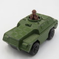 Matchbox Rolamatics #28 stoat military vehicle with moving spotter