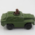 Matchbox Rolamatics #28 stoat military vehicle with moving spotter