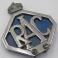 1950`s RAC Royal Automobile club member car badge