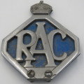 1950`s RAC Royal Automobile club member car badge