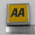 Vintage square AA Automobile Association car badge
