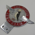 Vintage The Puffin Aero club car badge