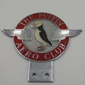 Vintage The Puffin Aero club car badge