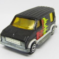 Majorette #250 U.S Van die-cast toy car - rear door missing - scale 1/65