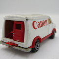 Majorette #279 / 234 Fourgon Canon delivery van die-cast toy car - one rear door missing