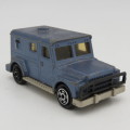 Majorette #204 Bank security Cash transit van die-cast toy car - rear door broken - scale 1/57