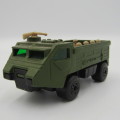 Matchbox Superfast #54 Personnel carrier die-cast toy car - 3 soldiers with no heads