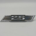 Vintage Chevrolet 2.5 car badge