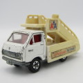 Tomica #38 Toyota Hiace toy truck with American Airlines stairs - scale 1/68