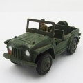 Meccano Dinky Toys #674 Austin Champ military Jeep - tyre damaged