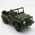 Meccano Dinky Toys #674 Austin Champ military Jeep - tyre damaged