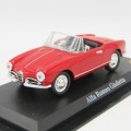 Del Prado Alfa Romeo Giulietta Spyder die-cast model car - scale 1/43