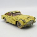 Corgi Toys #218 Aston Martin DB4 die-cast toy car - tyre damaged