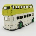 Dinky Toys #290 London Double decker bus die-cast toy car - missing tyre