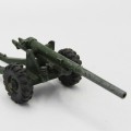 Meccano Dinky Toys #692 die-cast 5.5 Medium Gun model - hook broken