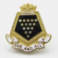 HMS Cornwall One and all ships pin badge