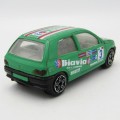 Bburago Renault Clio die-cast racing model car - scale 1/43