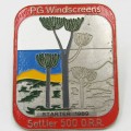 P.G Windscreens Settler 500 Off-Road Race car badge