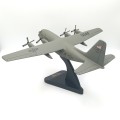 US Air Force Lockheed C130 wooden plane model - scale 1/ 100