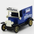 Lledo Ford Model T Western Morning News delivery van in box