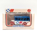 Lledo 1986 Scotland Commonwealth games courtesy coach model car in box