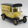 Lledo Ford model T advertisement van - Yorkshire `Evening Post` - in box with figurines