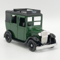 Lledo 1933 Austin dark green taxi model car in box