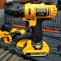 ZZL 24V Cordless Brushless Drill + 2 Batteries + Charger + Accessories