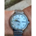 vintage men's citizen automatic 28800 Leopard  watch