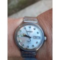 vintage men's citizen automatic 28800 Leopard  watch