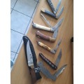 vintage knife collection