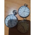 Lots of Vintage pocket watches and parts