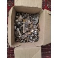 Vintage watch straps and cases lots of stainless steel mix 14kg