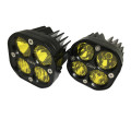 40W 4LED Yellow/Amber Driving Fog Lights - 2PCS