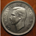 SA Union: 1948 King George VI Silver 5 Shillings * NICE *